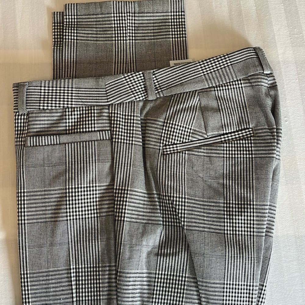 Brand new without tags, glen plaid trousers / slacks / pants.